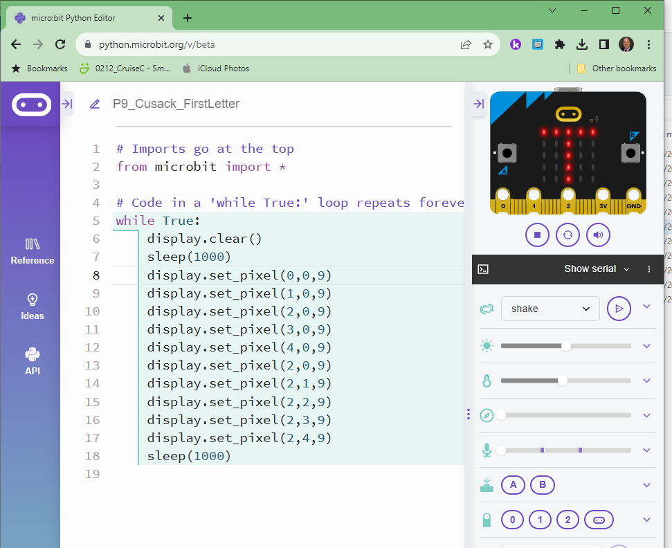 Example of First Letter