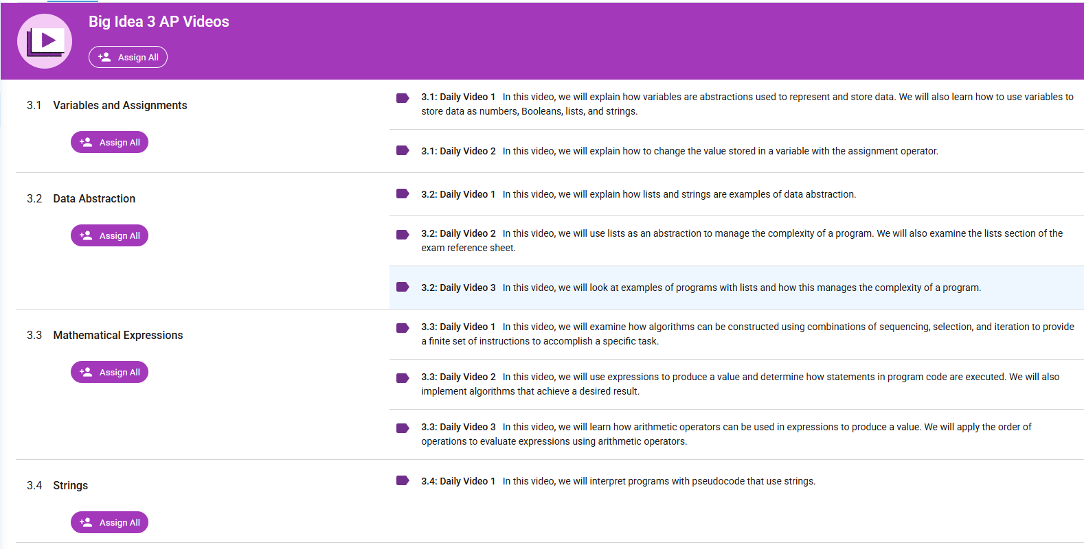 You must watch the video