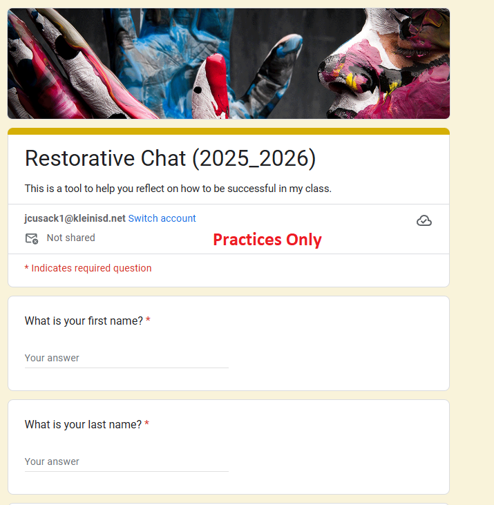 Restorative Chat Instructions